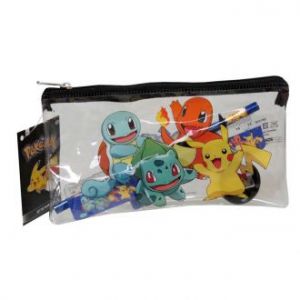 Piórnik z wyposażeniem Pokemon