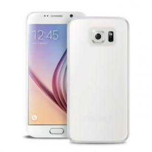 PURO Ultra Slim \\"0.3\\" Cover - Zestaw etui + folia na ekran Samsung Galaxy S6 (półprzez
