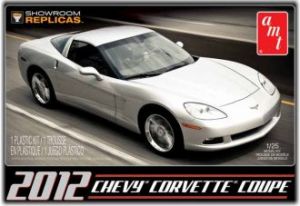 Model Plastikowy Do Sklejania AMT (USA) - 2012 Chevy Corvette Coupe Showroom Replica