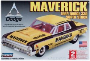 Model Plastikowy Do Sklejania Lindberg (USA) - 1964 Dodge Maverick