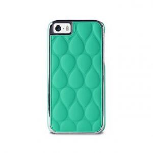 PURO GLAM Drop Matellasse - Etui iPhone SE / iPhone 5s / iPhone 5 (morski)