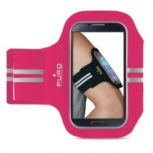 PURO Armband - Uniwersalna sportowa opaska na ramię do smartfonów max 5.1\\" (różowy)