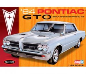 Model Plastikowy - Samochód 1964 Pontiac GTO Hardtop Snap - Polar Lights