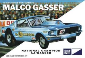 Model plastikowy - Samochód Ohio George Malco Gasser 67 Mustang (Legends of 1/4 Mile) (Light Blue) -
