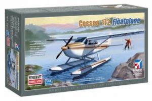 Model plastikowy - Samolot (hydroplan) Cessna 172 - Minicraft