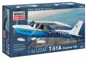 Model plastikowy - Samolot Cessna 150 T51A USAF ATC - Minicraft