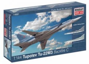 Model plastikowy - Odrzutowiec Tupolev TU 22m Backfire USSR - Minicraft