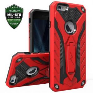 Zizo Static Cover - Pancerne etui iPhone 6s / iPhone 6 (czerwony/czarny)