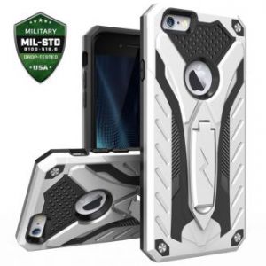 Zizo Static Cover - Pancerne etui iPhone 6s Plus / iPhone 6 Plus (srebrny/czarny)