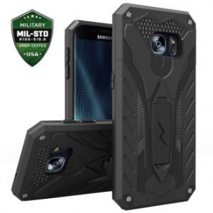 Zizo Static Cover - Pancerne etui Samsung Galaxy S7 edge (czarny)