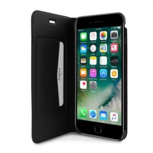PURO Booklet Wallet Case - Etui iPhone 7 Plus / iPhone 6s Plus / iPhone 6 Plus z kieszenią na kartę