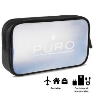 PURO Clear - Organizer na akcesoria elektroniczne (przezroczysty)