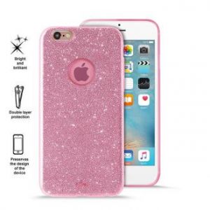 PURO Glitter Shine Cover - Etui iPhone 6s / iPhone 6 (Shock Pink)