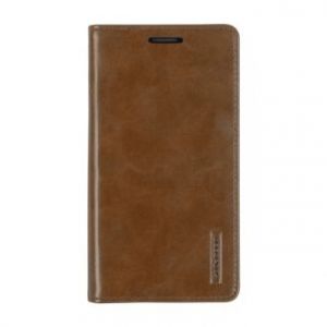 Mercury Bluemoon Flip - Etui Samsung Galaxy S7 Edge z kieszeniami na karty + stand up (brązowy)