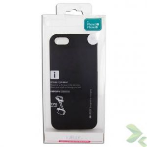 Mercury I-Jelly - Etui iPhone SE / iPhone 5s / iPhone 5 (czarny)