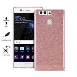 PURO Glitter Shine Cover - Etui Huawei P10 (Rose Gold)