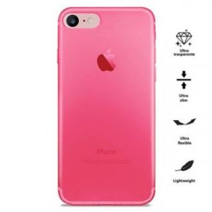 PURO 0.3 Nude - Etui iPhone 7 (Fluo Pink)