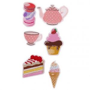 PURO Patch Mania - Zestaw 6 naklejek do etui (Shabby Chic)