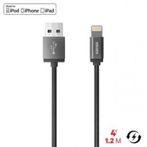 Kanex Premium DuraFlex Lightning - Kabel MFi z Lightning do USB, 1.2 m (Space Grey)