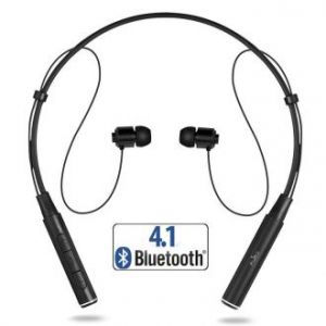 PURO Magnet Neckband Earphones - Bezprzewodowe słuchawki Bluetooth V4.1 z pałąkiem na kark, obsługuj