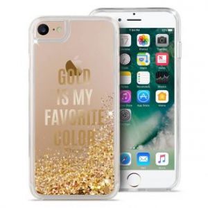 Puro Aqua Cover - Etui iPhone 7 / iPhone 6s / iPhone 6 (Gold is my favourite colour)