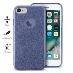 PURO Glitter Shine Cover - Etui iPhone 7 / iPhone 6s / iPhone 6 (Blue) Limited edition