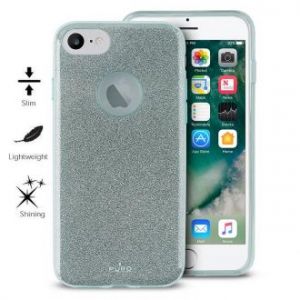 PURO Glitter Shine Cover - Etui iPhone 7 / iPhone 6s / iPhone 6 (Light Blue) Limited edition