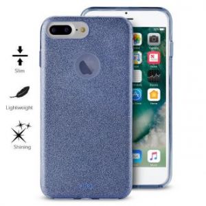PURO Glitter Shine Cover - Etui iPhone 7 Plus / iPhone 6s Plus / iPhone 6 Plus (Blue) Limited editio