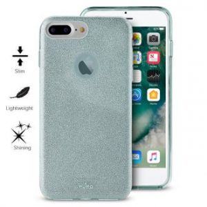 PURO Glitter Shine Cover - Etui iPhone 7 Plus / iPhone 6s Plus / iPhone 6 Plus (Light Blue) Limited