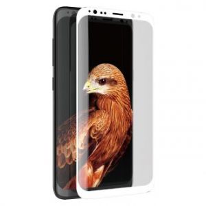 X-Doria 3D Glass - Szkło ochronne 9H na cały ekran Samsung Galaxy S8+ (biała ramka)