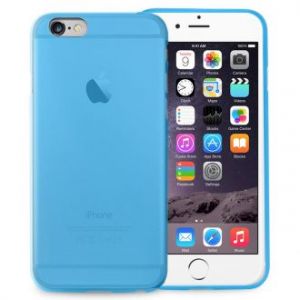 PURO Ultra Slim \\"0.3\\" Cover - Zestaw etui + folia na ekran iPhone 6s / iPhone 6 (niebi