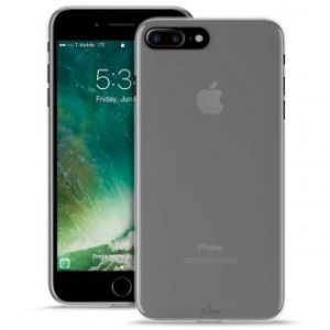 PURO Ultra Slim \\"0.3\\" Cover - Zestaw etui + folia na ekran iPhone 7 Plus (półprzezrocz