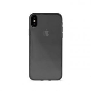 PURO 0.3 Nude - Etui iPhone X (czarny przezroczysty)