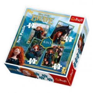 Puzzle Disney Brave Merida Waleczna 4w1 Trefl