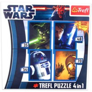 Puzzle Star Wars Gwiezdne Wojny 4w1 Trefl
