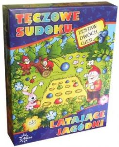 Tęczowe sudoku-Latające Jagódki 2w1 Gra Logiczna I Zręcznościowa