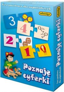 Gra Puzzlowa Dla Najmłodszych \\"Poznaję Cyferki\\" Adamigo