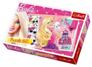 Puzzle 60 Elementów Trefl Barbie