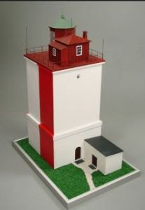 Model Fińskiej Latarni Morskiej Z 1753r.