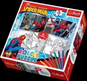 Puzzle Z Kolorowanką Spider-Man Trefl