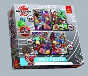 Puzzle Bakugan 4w1 Trefl