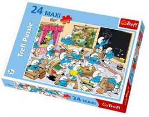 Puzzle Trefl Smerfy W Szkole 24 Elementy Maxi