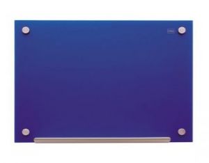 Tablica szklana Nobo Diamond 120x90, niebieska