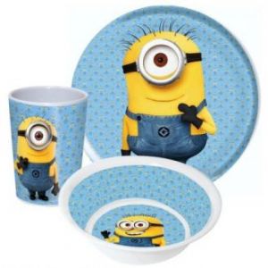 Zestaw śniadaniowy Minionki  melamina