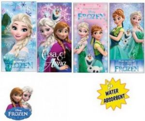 Ręcznik kąpielowy Frozen Kraina Lodu szybkoschnący