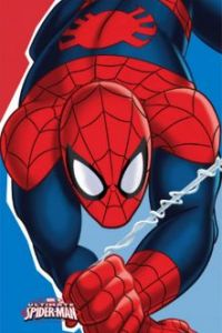 Spiderman ręcznik do rąk przedszkola 30x50 cm