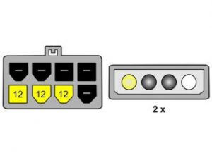 KABEL ROZDZIELACZ ZASILANIA 2XHDD/1XPCI EXPRESS 8PIN DELOCK