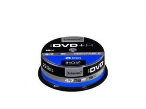 DVD+R INTENSO 4.7GB X16 PRINTABLE (25 CAKE)