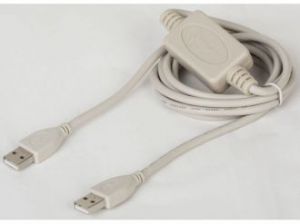 KABEL USB DATA LINK 1.8M GEMBIRD (TRANSMISJA DANYCH MIEDZY KOMPUTERAMI) WIN VISTA BLISTER