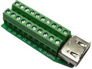 ADAPTER TERMINAL BLOCK (20PIN)->HDMI DELOCK